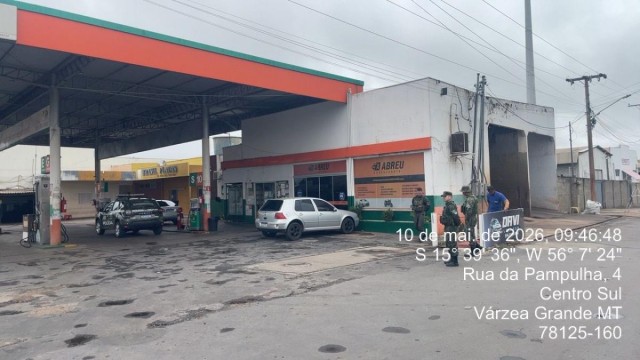 Fiscaliza��o da PM ambiental identifica irregularidades em posto de combust�vel