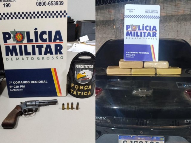 Suspeito troca tiros com a PM e acaba morto em Sapezal