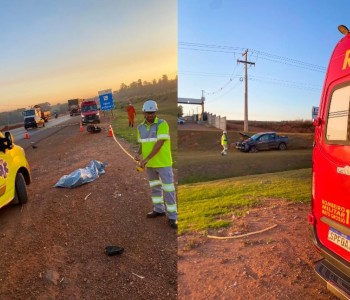 Acidente entre moto e Toro deixa um morto e dois feridos em MT