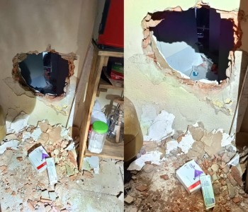 Bandidos quebram parede, invadem e furtam farm�cia em Cuiab�